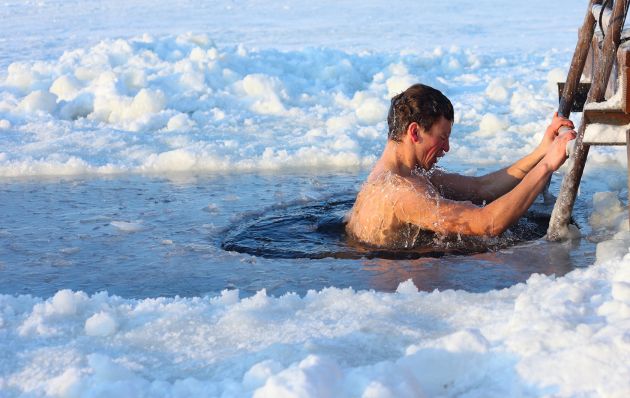 СОВЕТ ГТО: купание в ледяной воде.